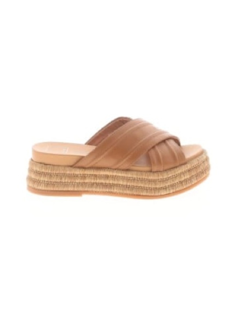 Dolce Vida Tan Platform Slide Sandal New Size 8.5